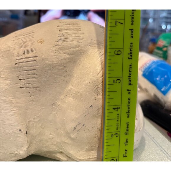 Vintage 1998 Resin Cat Figurine By RaShopman Inc. Handcrafted White - Picture 5 of 16